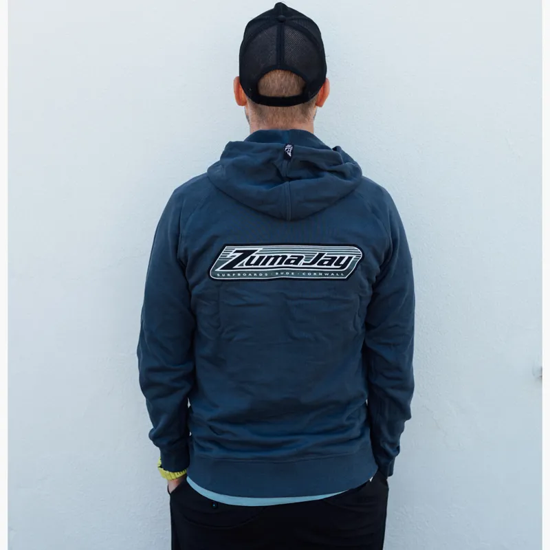 Zuma Jay Lozange Hoody Petrol Blue-1